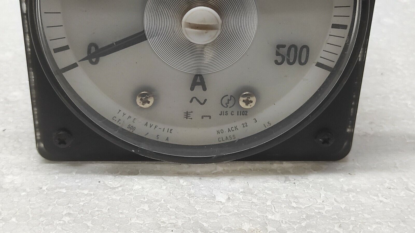 TOYO KEIKI AVF-11E AMMETER CT 500/5A