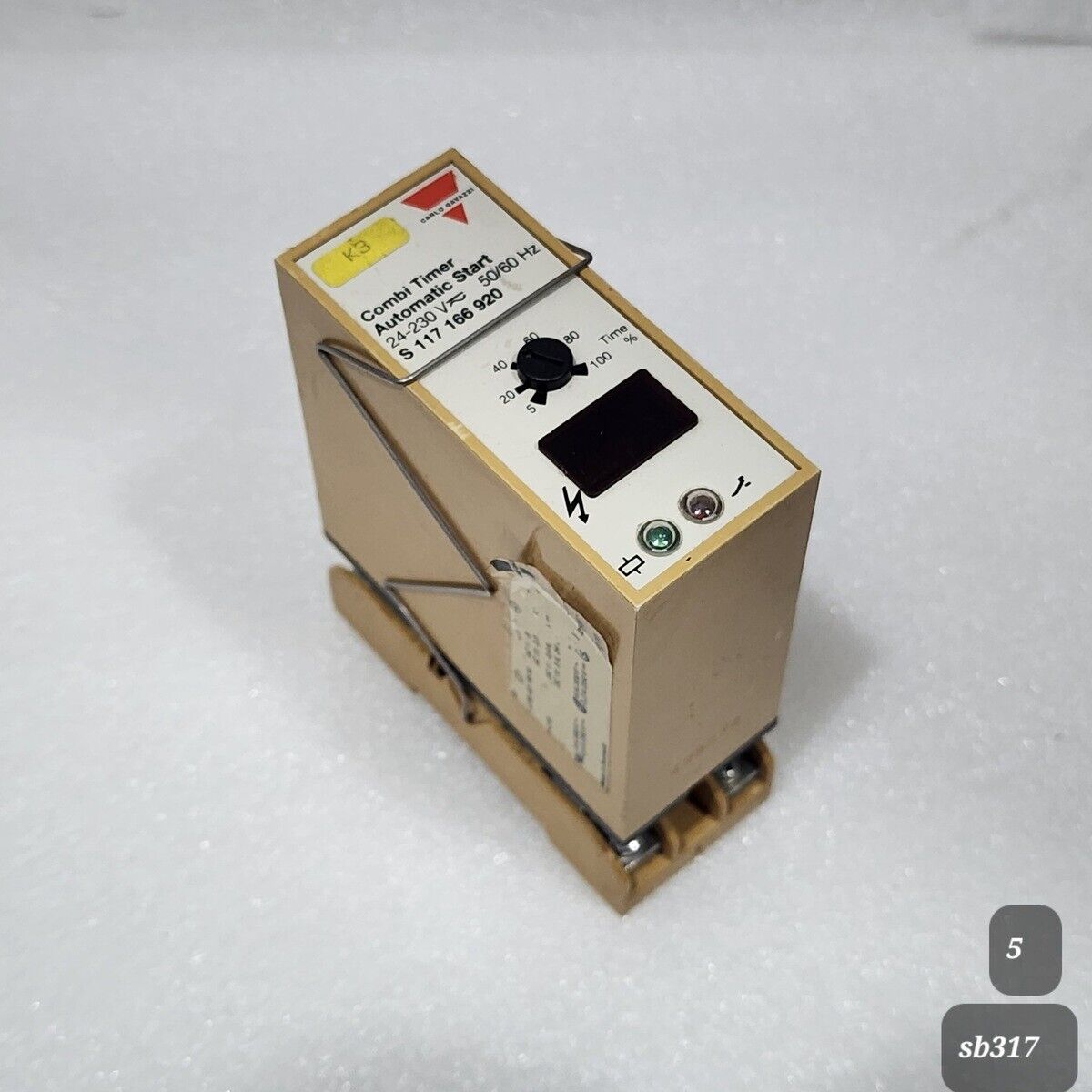 CARLO GAVAZZI S 117 166 920 COMBI TIMER AUTOMATIC START 24-230V