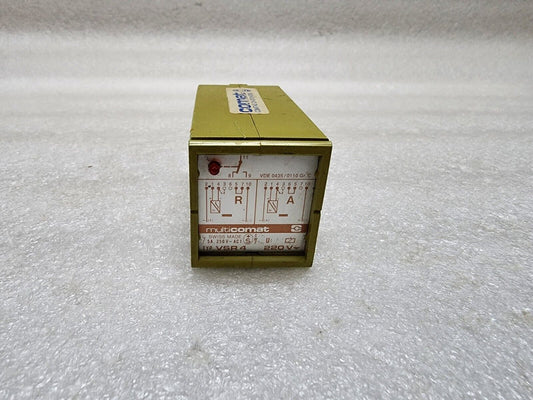 MULTICOMET VSR4 TIME DELAY RELAY 220VAC 