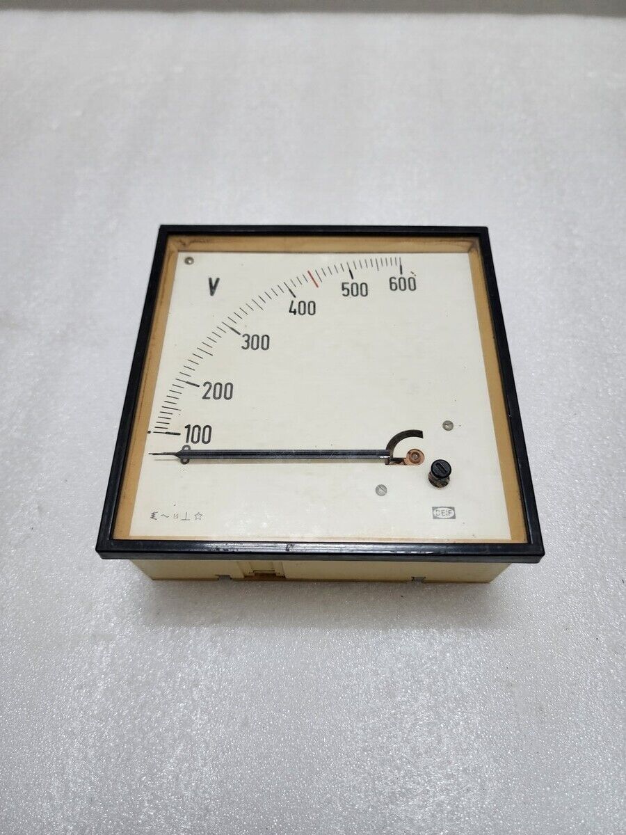 DEIF VOLT METER 0-600V 38548/2