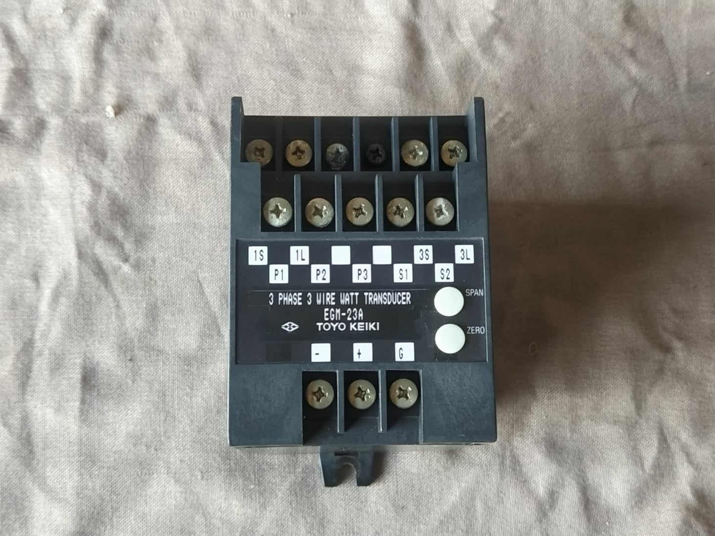 Toyo Keiki EGM-23A 3-Phase 3-Wire Watt Transducer