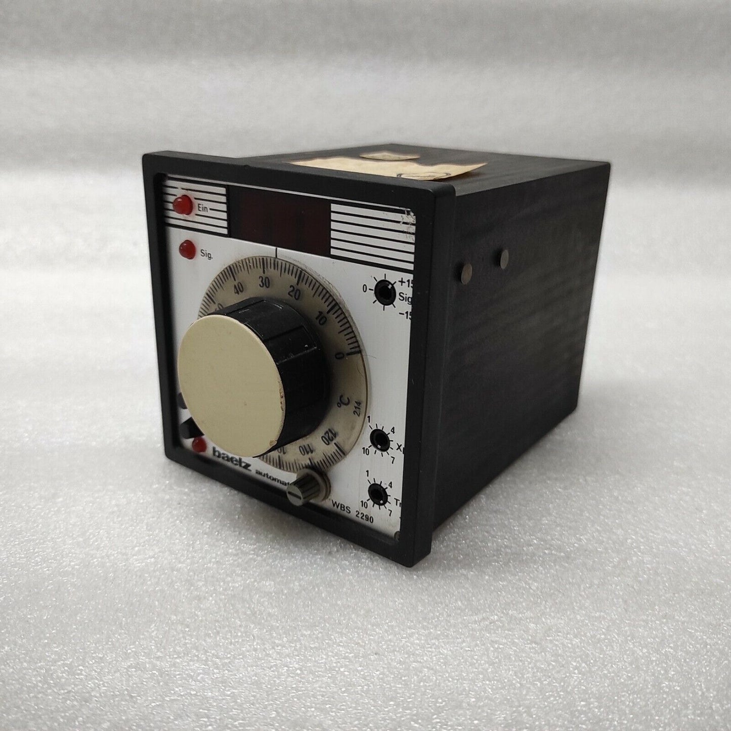 BAELZ AUTOMATIC WBS 2290 TEMPERATURE CONTROLLER BAELZ 2290-A-D-2.14 230V