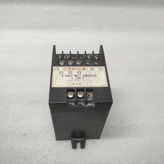 TOYO KEIKI ERG-3 3-PH WATT CONVERTER 115V 5A CI526580