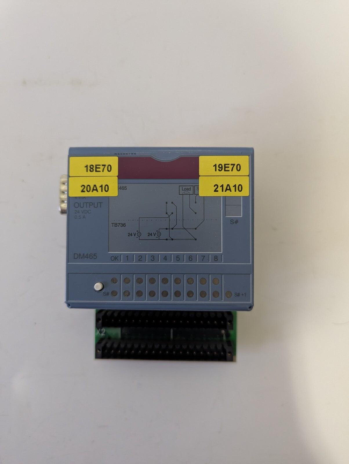 B&R 7DM465.7 I/O MODULE 24VDC DM465