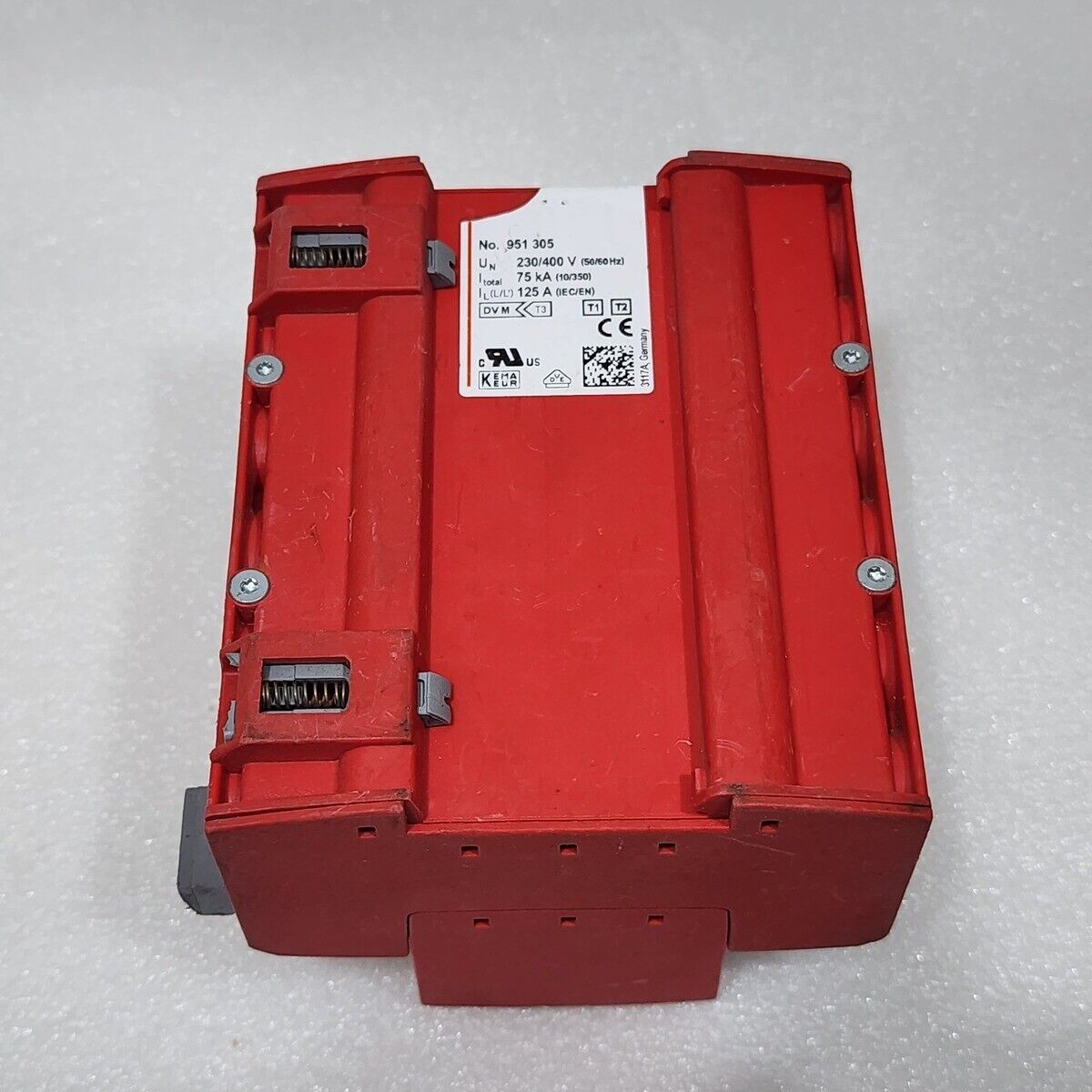 KEMA KEUR 951 001 DEHNVENTIL DV MOD 255 951 305