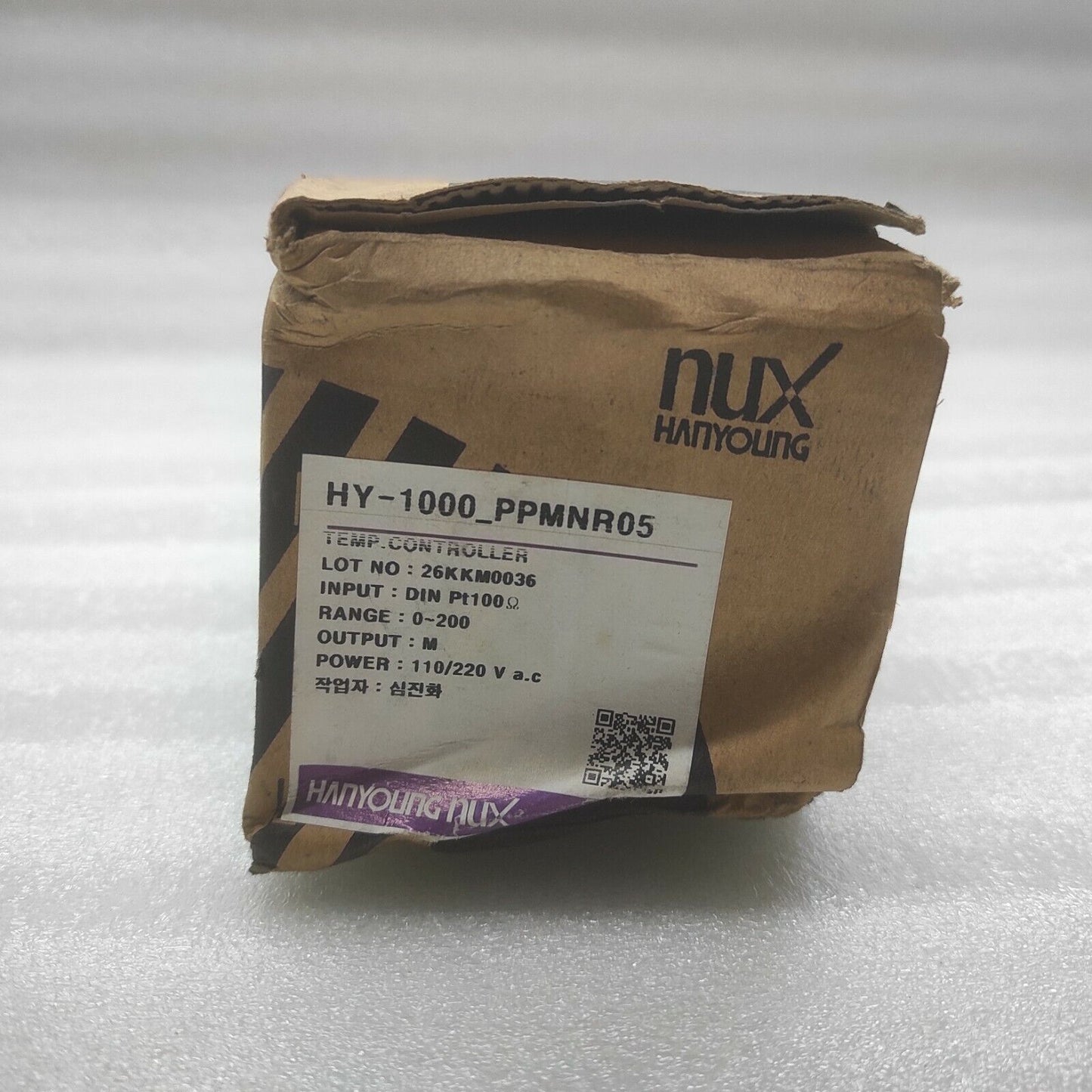 HANYOUNG HY-100_PPMNR05 TEMPERATURE CONTROLLER 0-200'C 110-220VAC