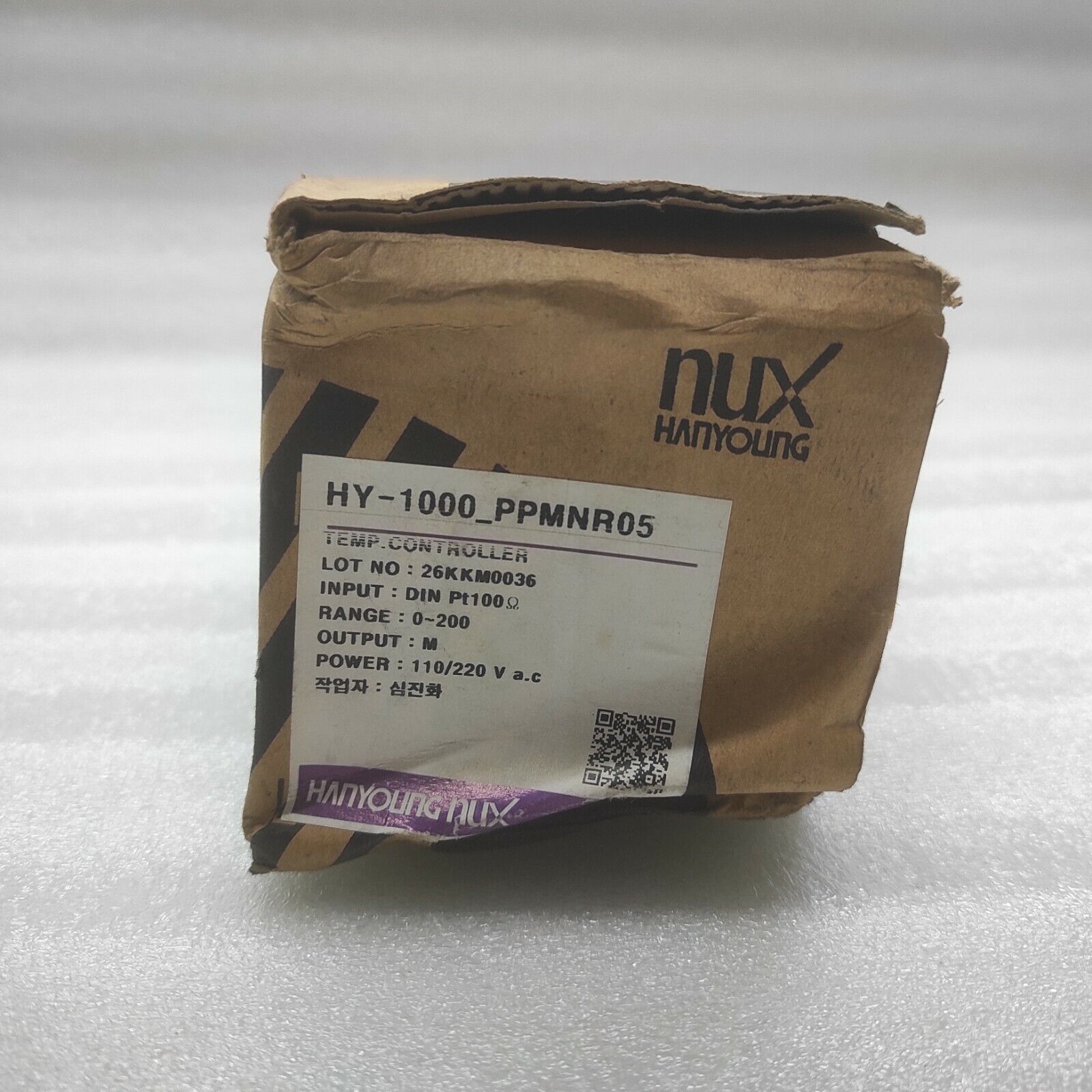 HANYOUNG HY-100_PPMNR05 TEMPERATURE CONTROLLER 0-200'C 110-220VAC