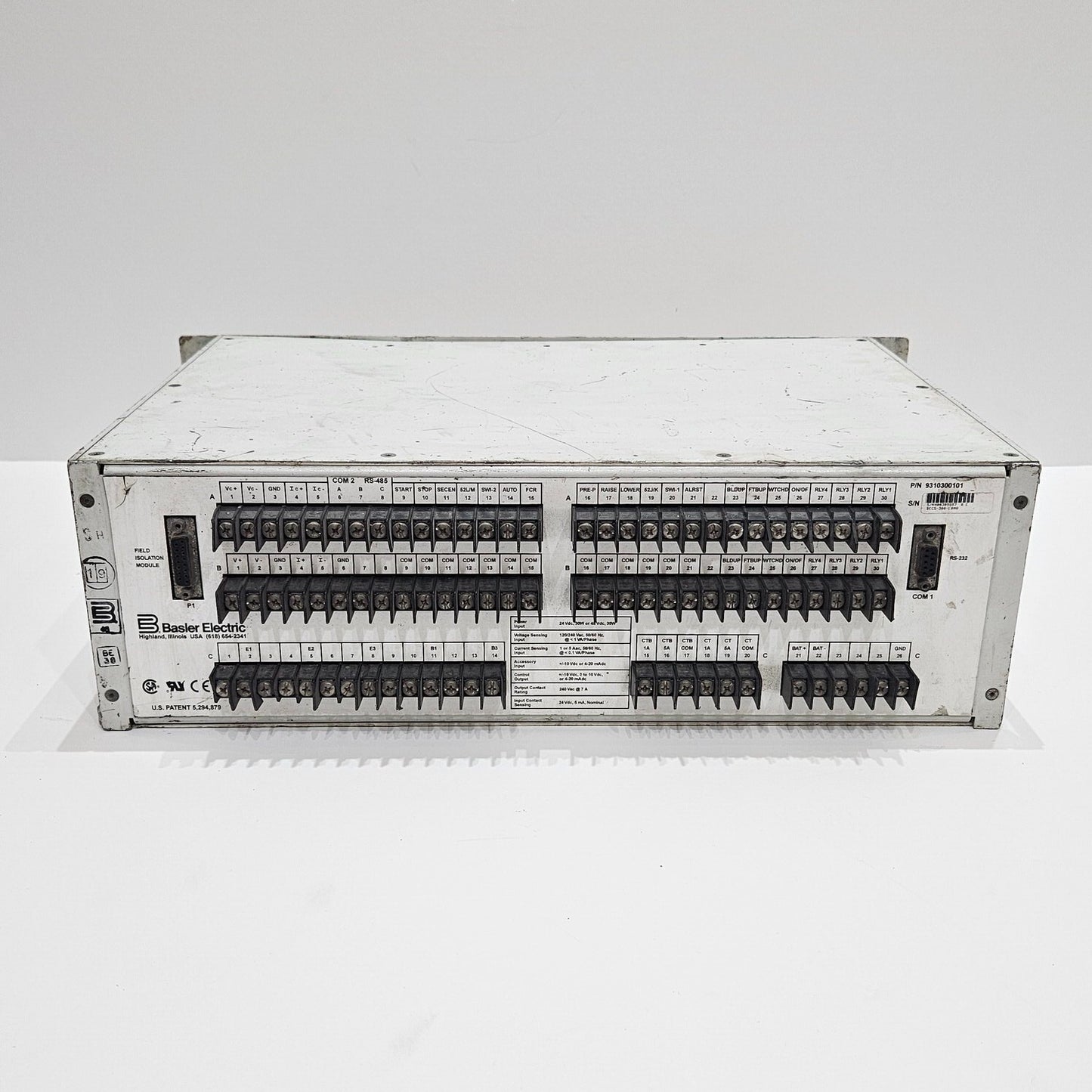 BASLER ELECTRIC DECS-300 DIGITAL EXCITATION CONTROL SYSTEM