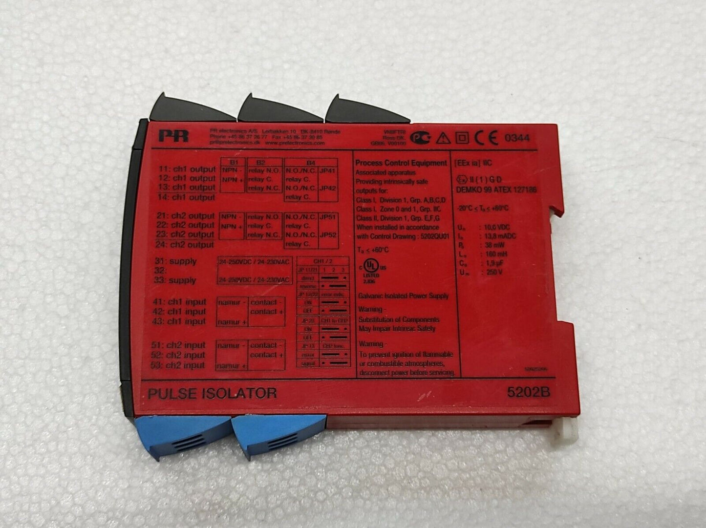 PR ELECTRONIC 5202B PULSE ISOLATOR