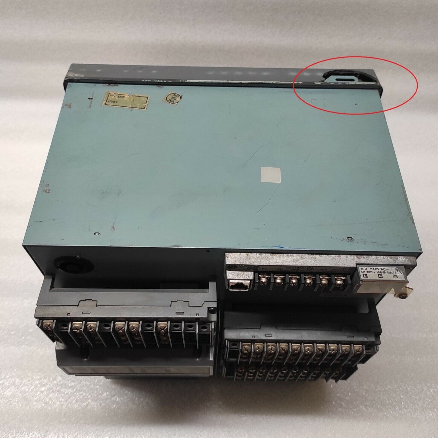 YOKOGAWA DX220-1-2 DAQ STATION DX200-S60 DIGITAL CHART RECORDER 100-240VAC