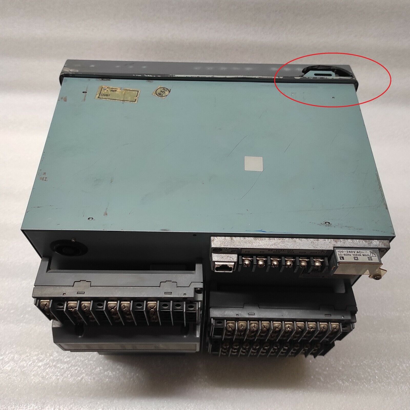 YOKOGAWA DX220-1-2 DAQ STATION DX200-S60 DIGITAL CHART RECORDER 100-240VAC