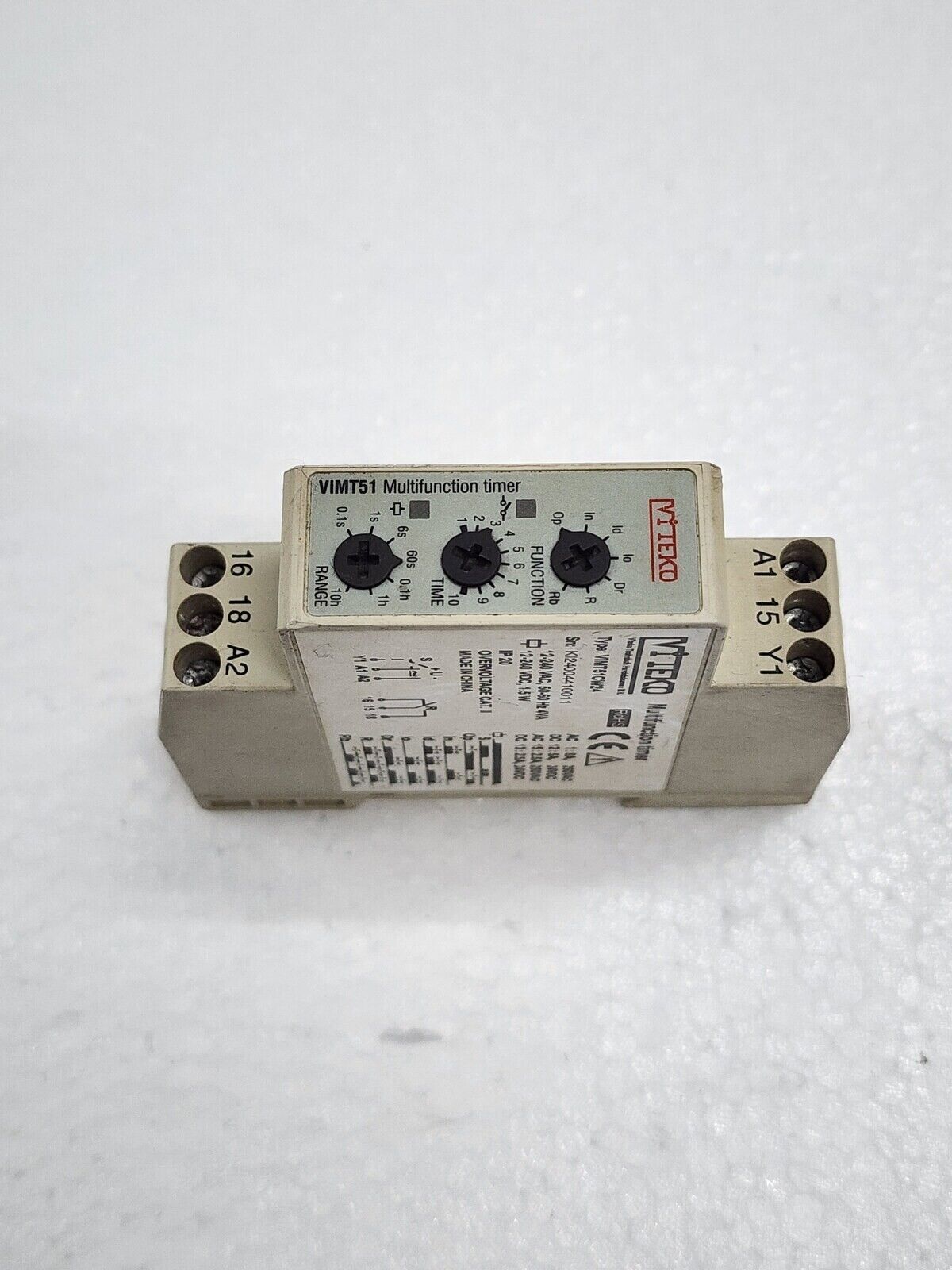VITEKO VIMT51CW24 MULTIFUNCTION TIMER 12-240VAC/DC