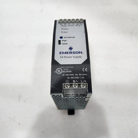 EMERSON SOLA SDN 5-24-100C AC/DC CONVERTER 5A POWER SUPPLY