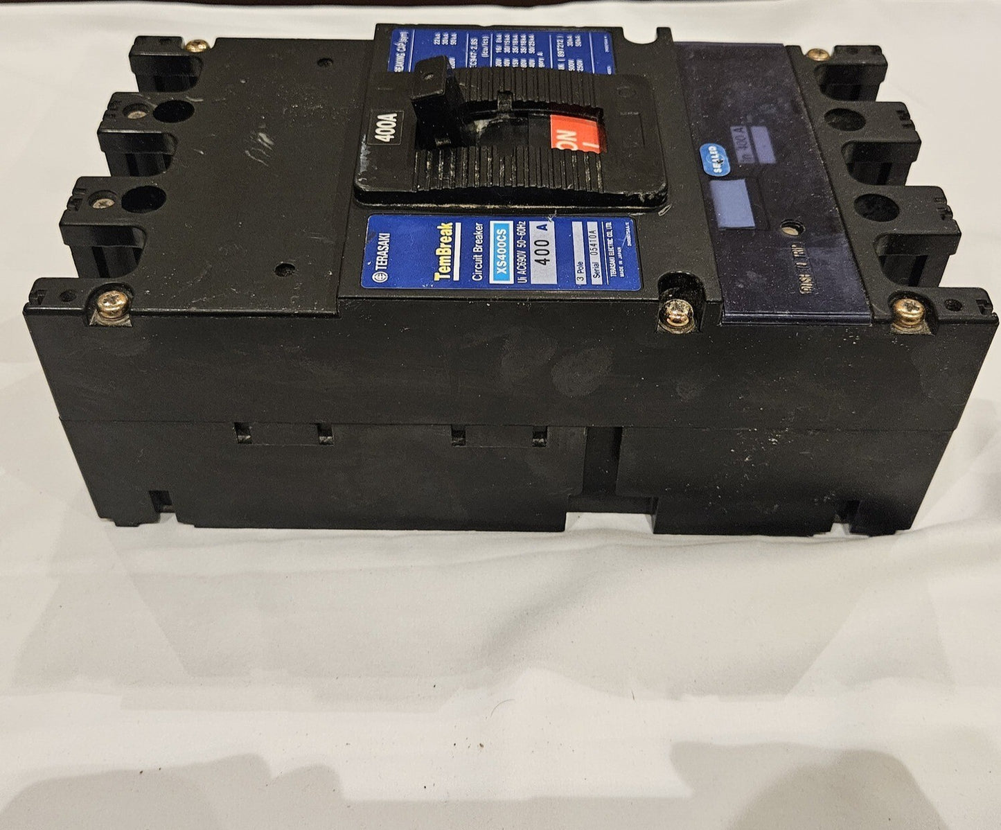 TERASAKI XP400CS 3-POLE CIRCUIT BREAKER 400A