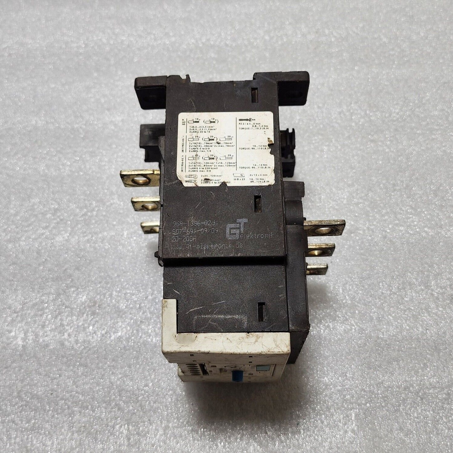 SIEMENS 3RB2056-1FC2 OVERLOAD RELAY 50-200A