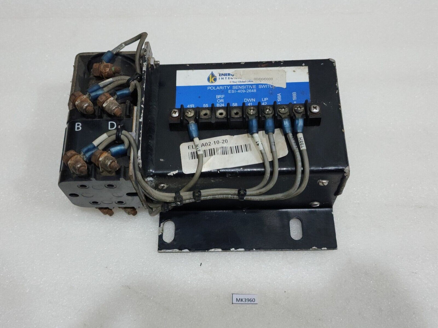 ENERGY SERVICES INTERNATIONAL ESI-409-2648 POLARITY SENSITIVE SWITCH