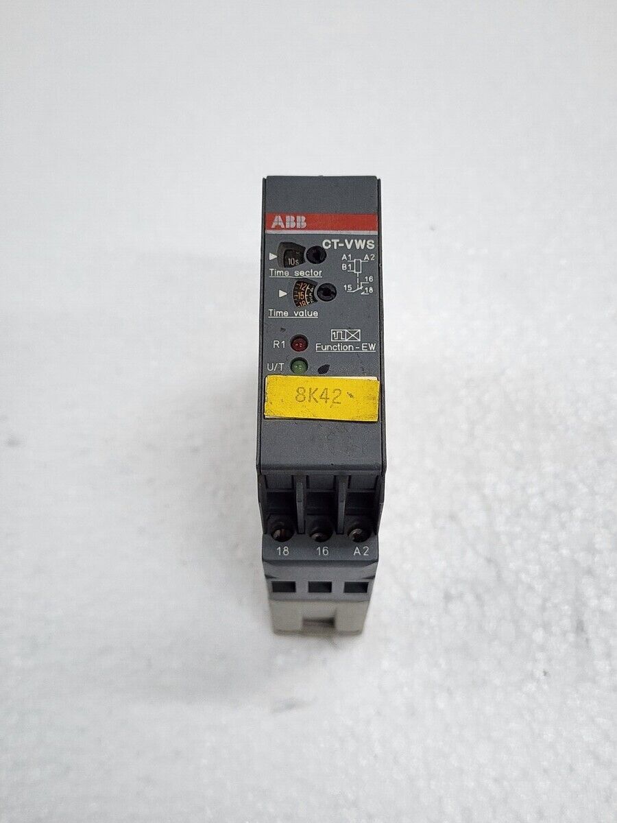 ABB CT-VWS IMPULSE ON TIME RELAY 110-240VAC / 24V AC-DC 1SVR430132R0100