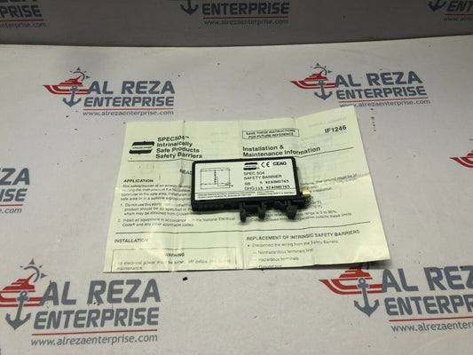CROUSE-HINDS CEAG SPEC 504  SAFETY BARRIER 9240M0765