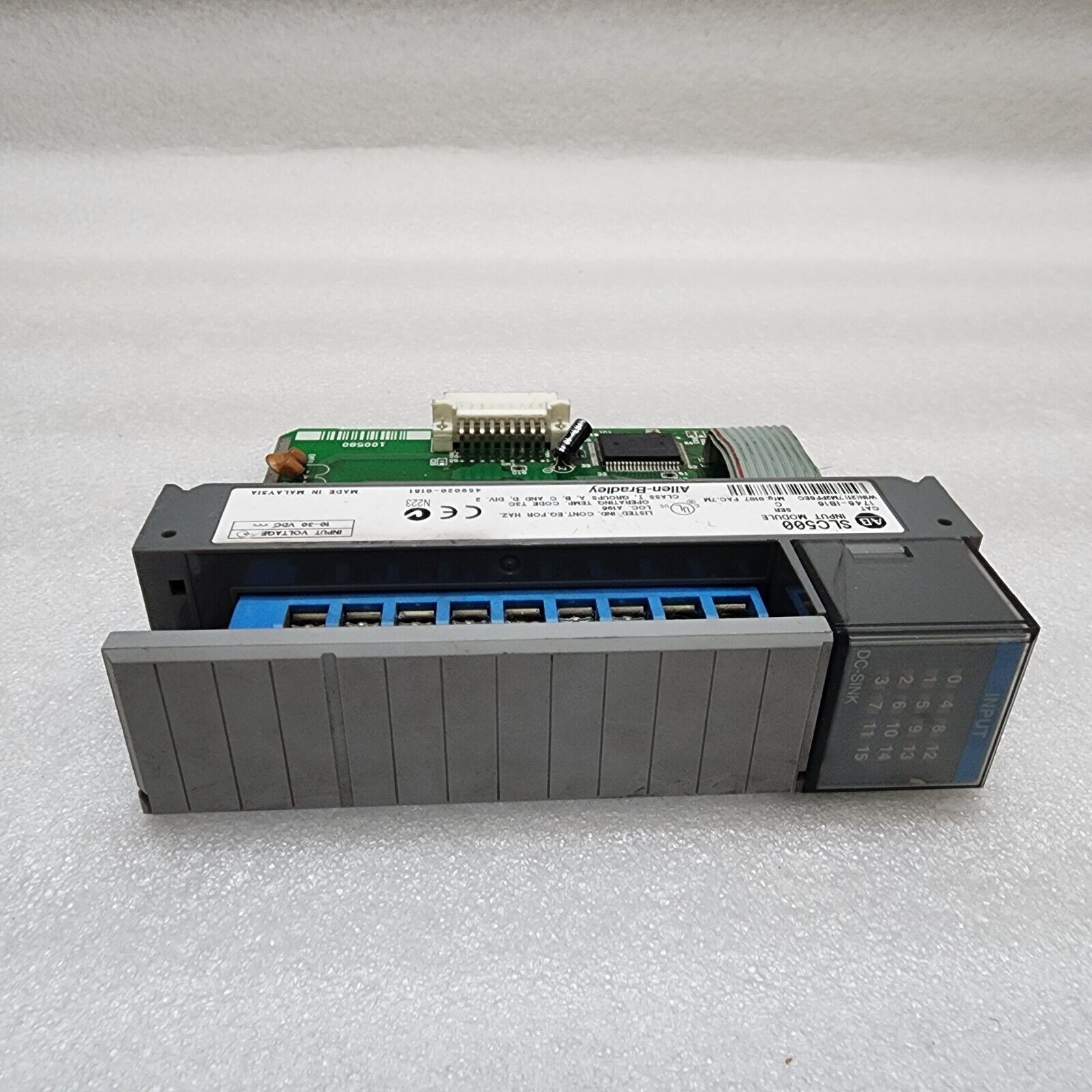 ALLEN BRADLEY CAT 1746-IB16 SLC 500 INPUT MODULE