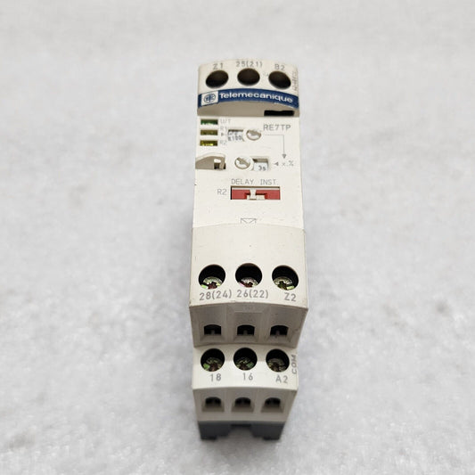 RE7TP13BU ADJUSTABLE ON DELAY TIMING RELAY 0.05S-300H 110-240VAC/24VAC-DC/42-48V
