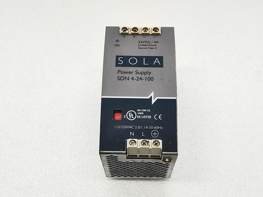 Sola SDN 4-24-100 Power Supply 24V DC 4A