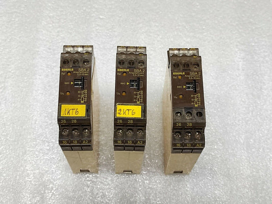 Eberle SBA2 Ansprechverz 0545 1114 1000 Time Delay Relay 0.5-10 SEC LOT OF 3 PC