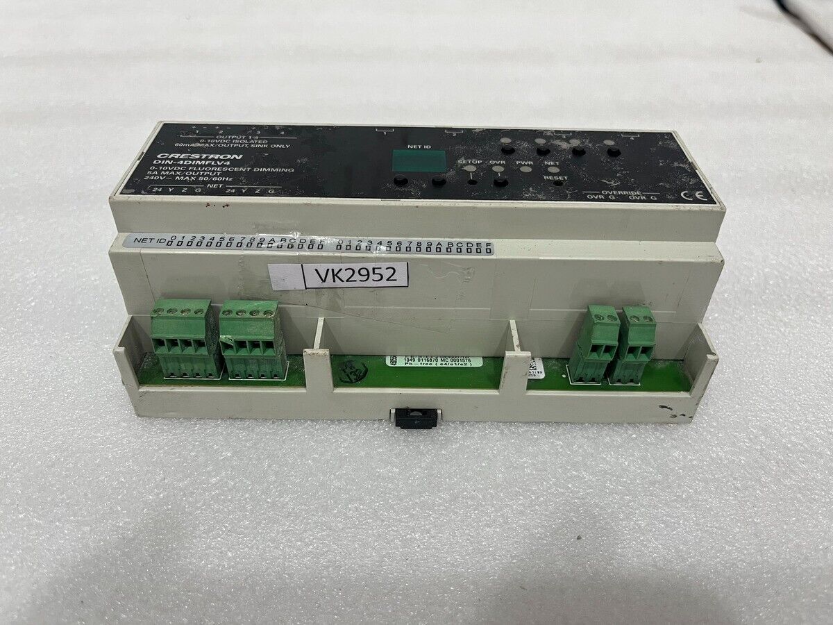 CRESTON DIN-4DIMFLV4 4-CH 4-FEED DIMMER MODULE