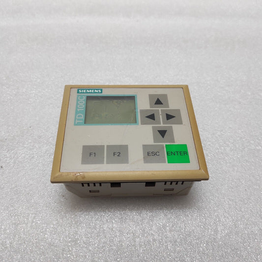 SIEMENS TD100C 6ES7 272-1BA10-0YA0 TEXT DISPLAY UNIT 