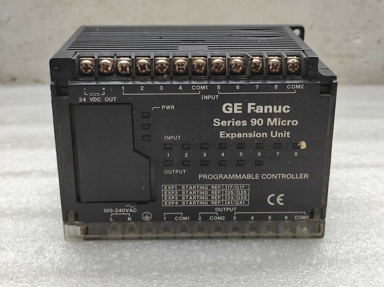 GE FANUC IC693UEX011RP1 PROGRAMMABLE CONTROLLER 100-240VAC