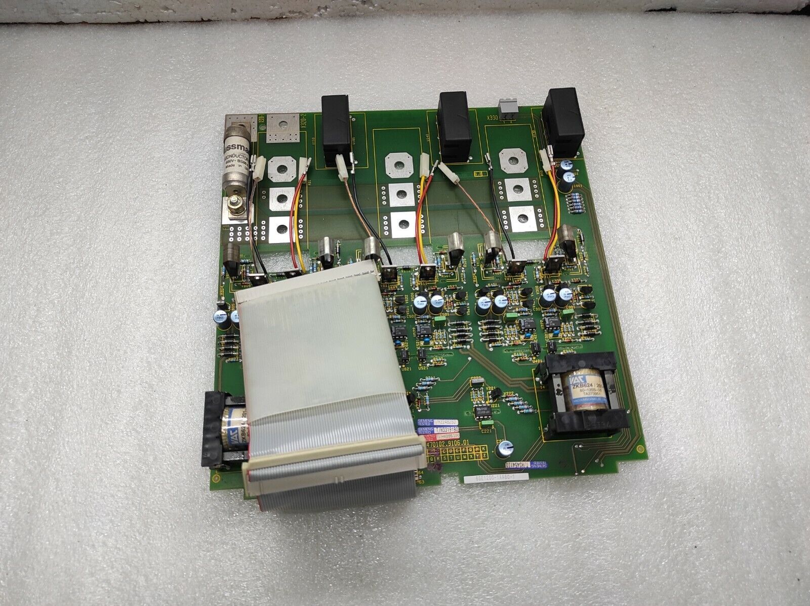 SIEMENS 6SE1200-1AA60-1 DRIVE TSTR FIRING BOARD GS-470102-9106-01