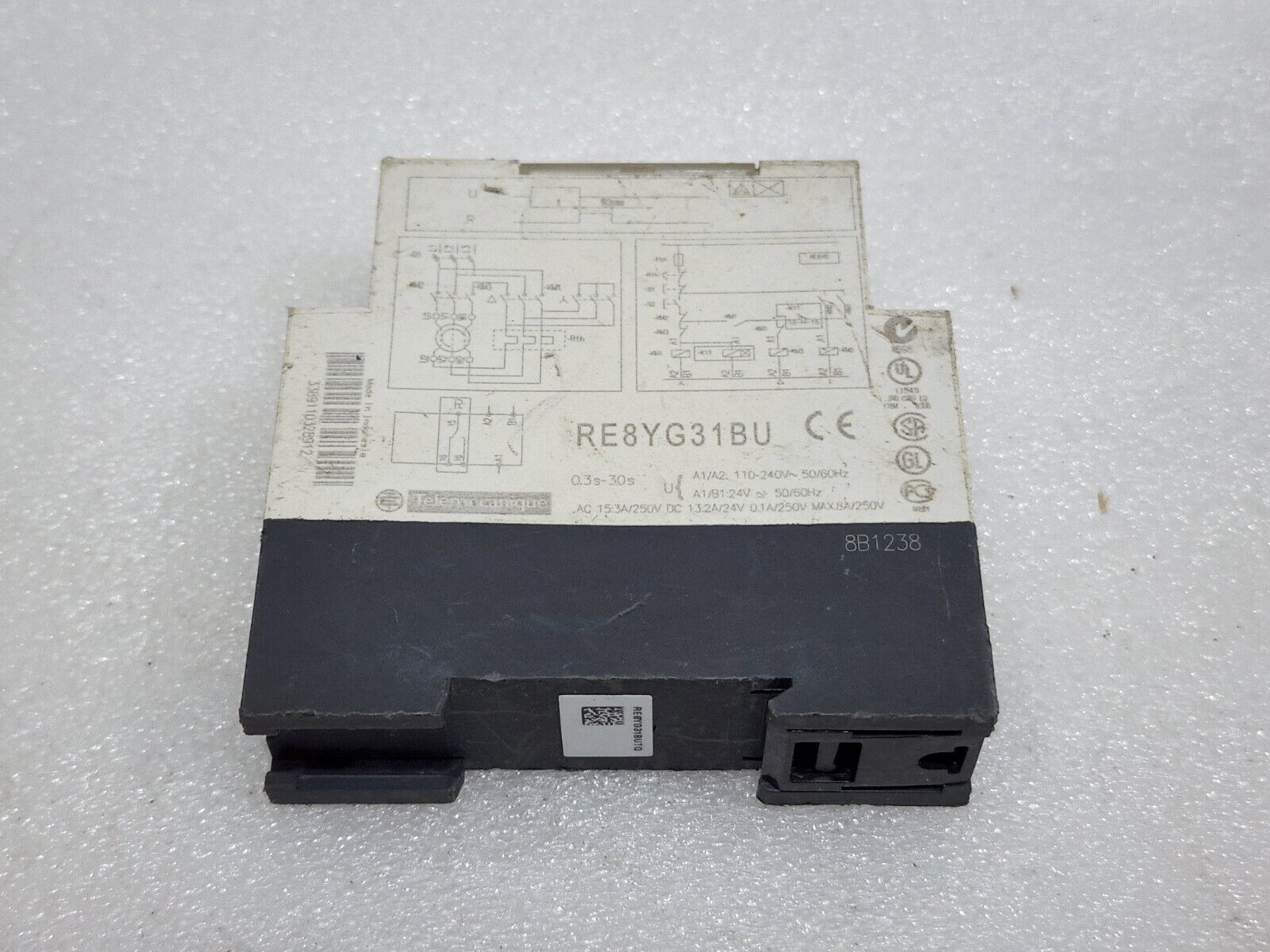 RE8YG31BU INDUSTRIAL TIMING RELAY 0.3-30S 