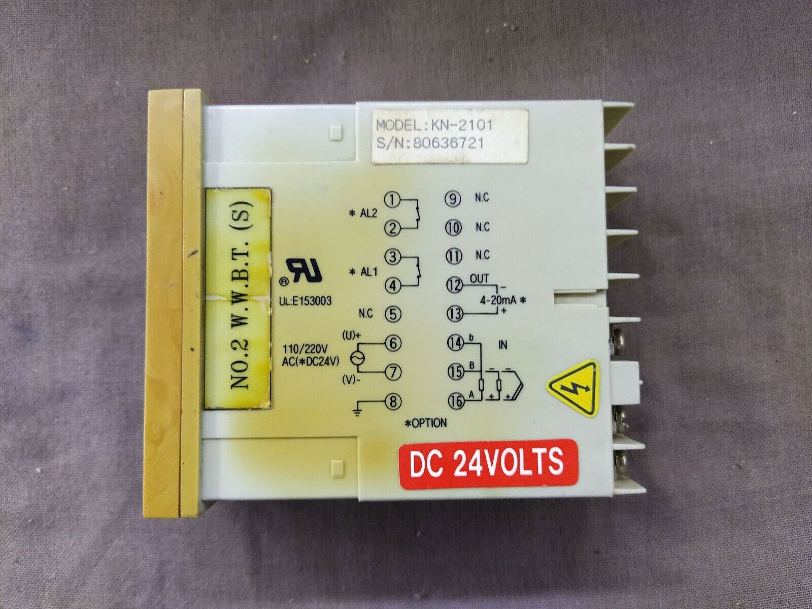 Konics KN-2101 Temperature Indicator KN 2100 24VDC