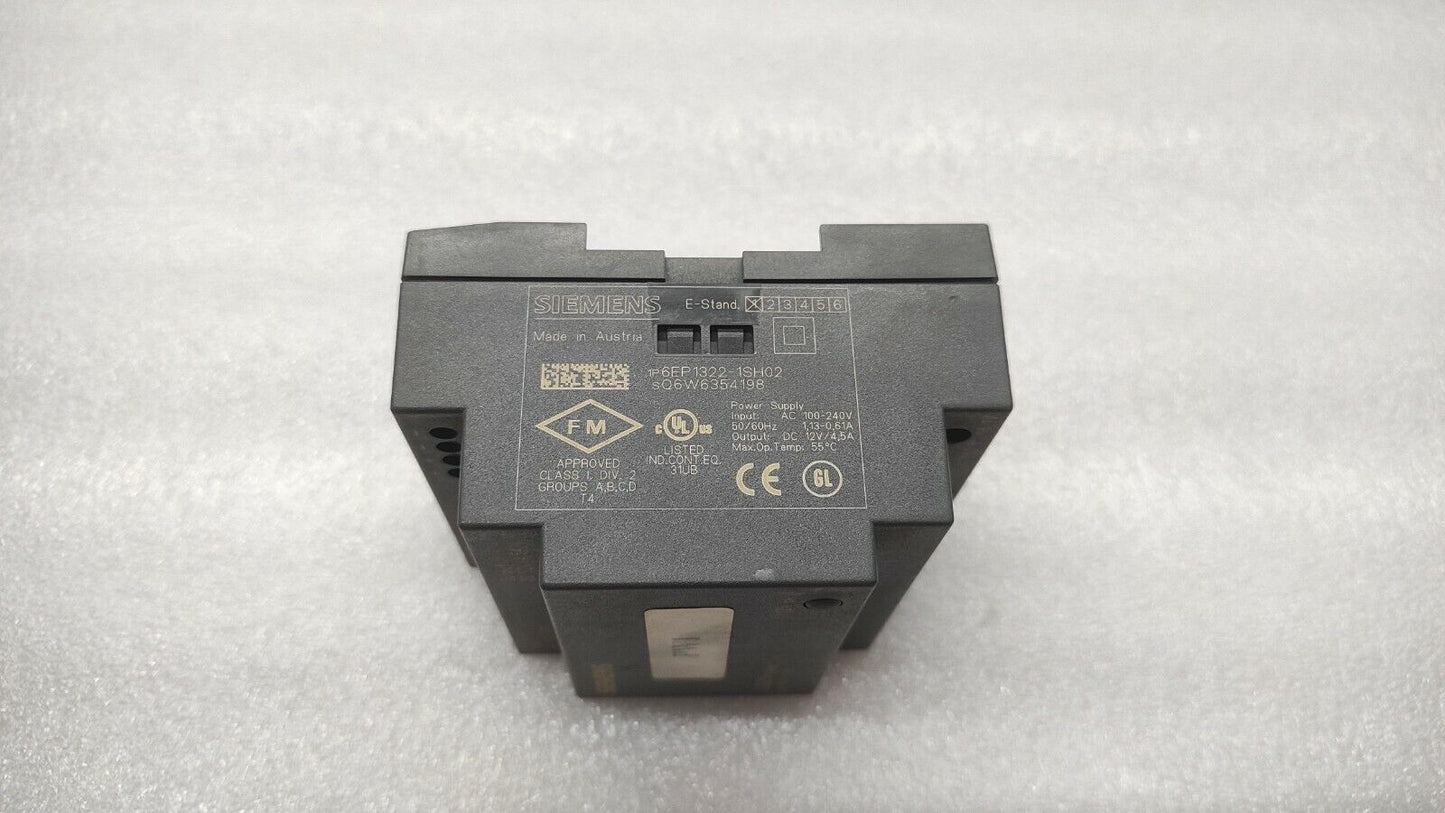 SIEMENS 6EP1322-1SH02 LOGO POWER SUPPLY 100-240V