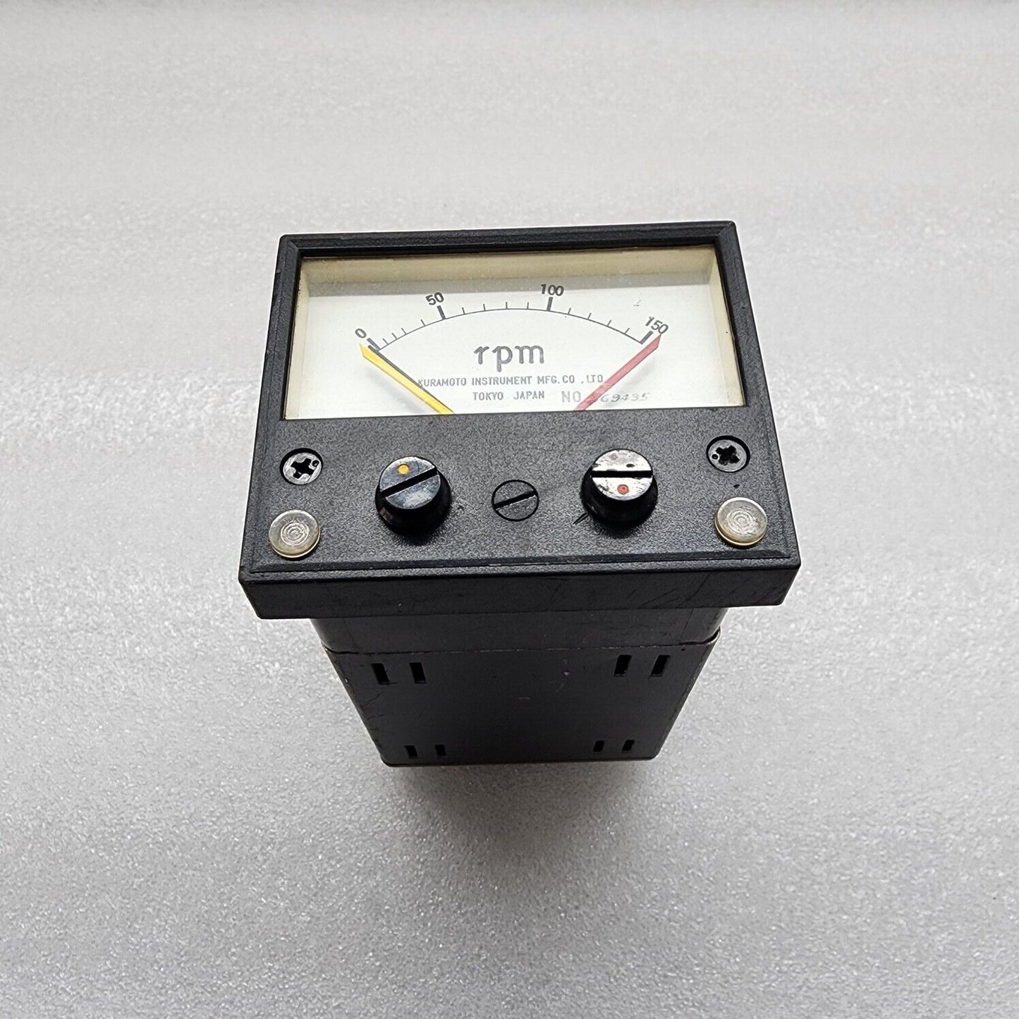 KUWANO ELECTRIC RLM-120 RPM METER 84A131 KURAMOTO KEIKI SEIKOSHO