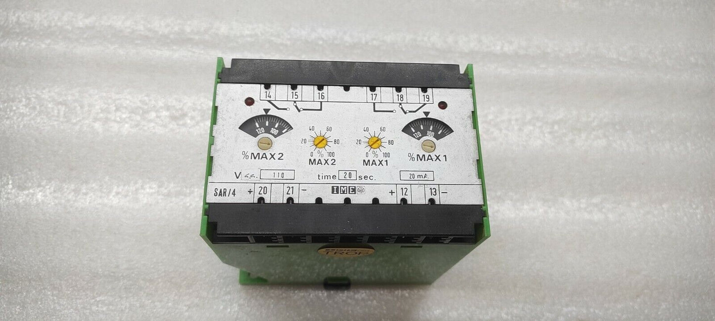 IME SAR/4 RELAY 110V 20SEC