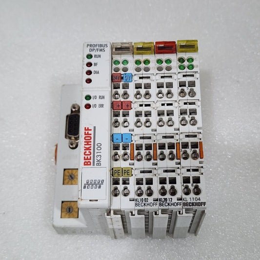 BECKHOFF BK3100 PLC KL1002 KL2012 KL1104
