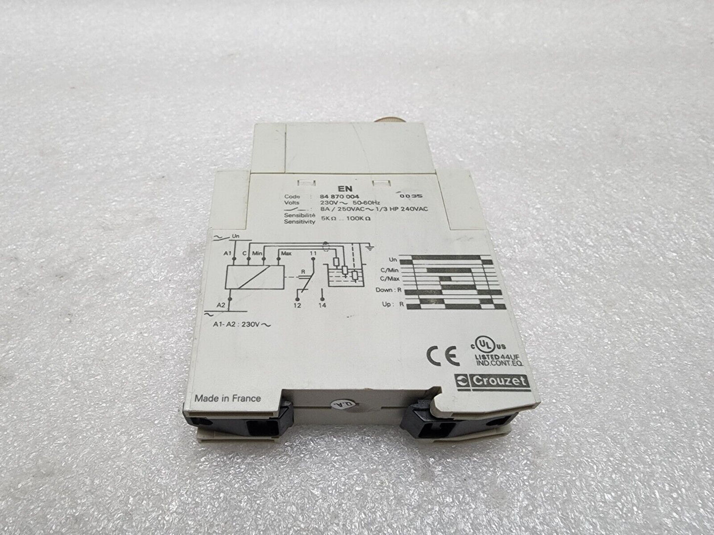 CROUZET 84870004 LEVEL CONTROLLER 230V