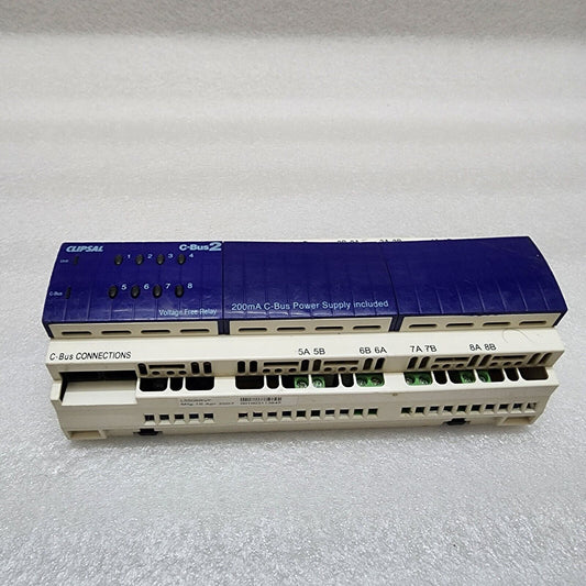 CLIPSAL L5508RVF 8-CH VOLTAGE FREE RELAY 220-240V