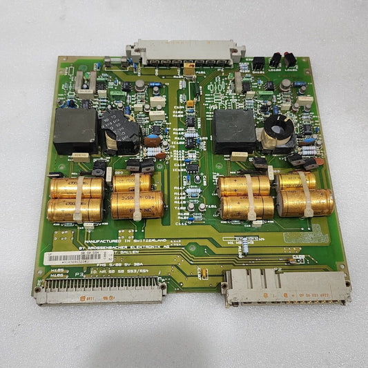 GROSSENBACHER ELEKTRONIK AG GELAG 809A FMS 5/88 5V 30A ID NR 50 50 553/554