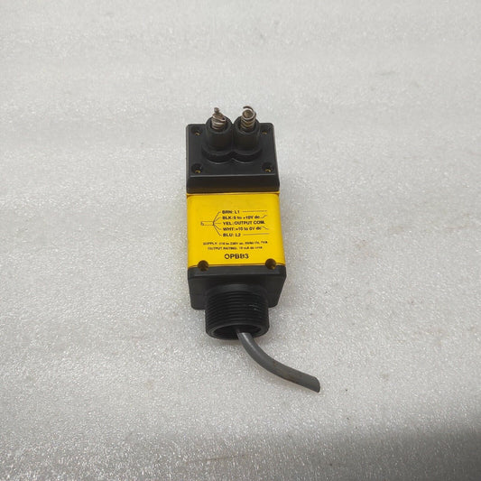 BANNER ENGINEERING OPBB3 ANALOG OMNI BEAM POWER BLOCK 210-250V