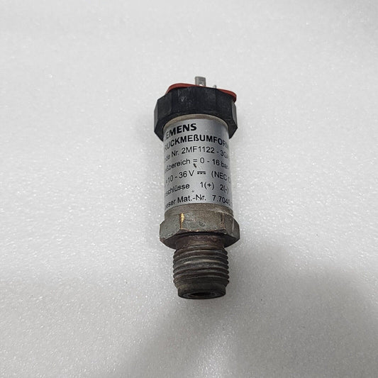 SIEMENS 2MF1122-3GA30 DRUCKMEBUMFORMER P62 PRESSURE SENSOR