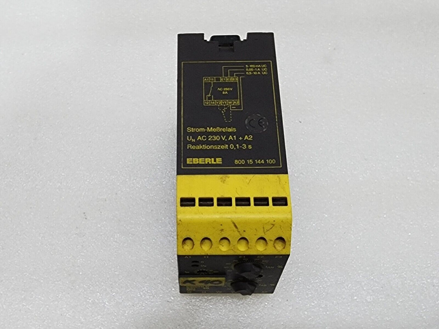 EBERLE 80015144100 CURRENT MONITORING RELAY 230V