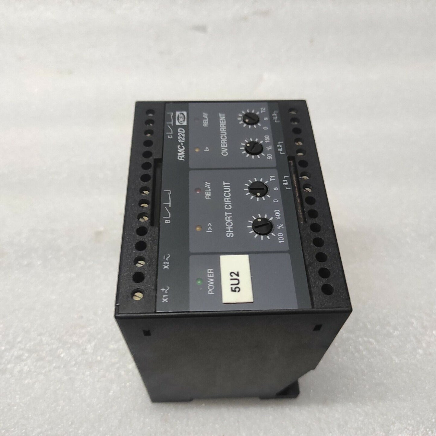 DEIF RMC-122D SHORT CIRCUIT AND OVERCURRENT RELAY 400002365.100 24VDC