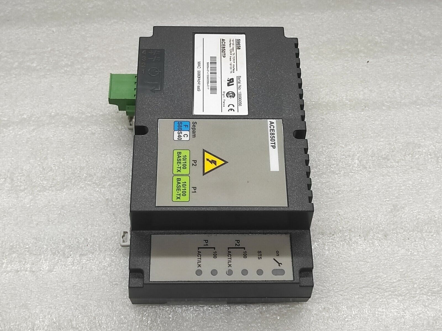 SE 59658 ETHERNET PORTS INTERFACE 10/100 BASE TX ACE850TP