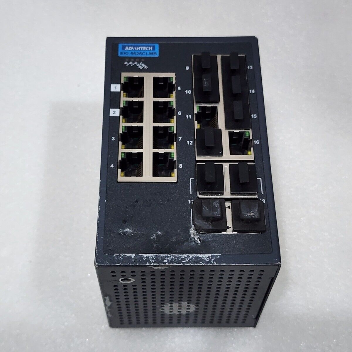 ADVANTECH EKI-5626CI-MB ETHERNET SWITCH 16FE+2G MODBUS TCP/IP