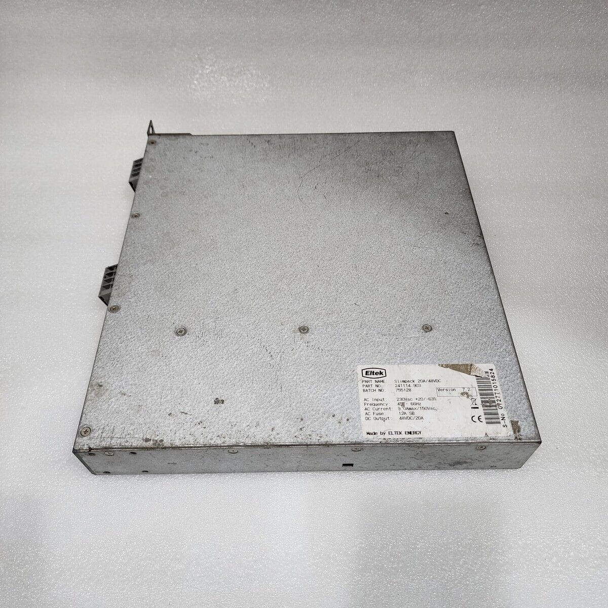 ELTEK SLIMPACK 20A.48VDC POWER SUPPLY 241114.903