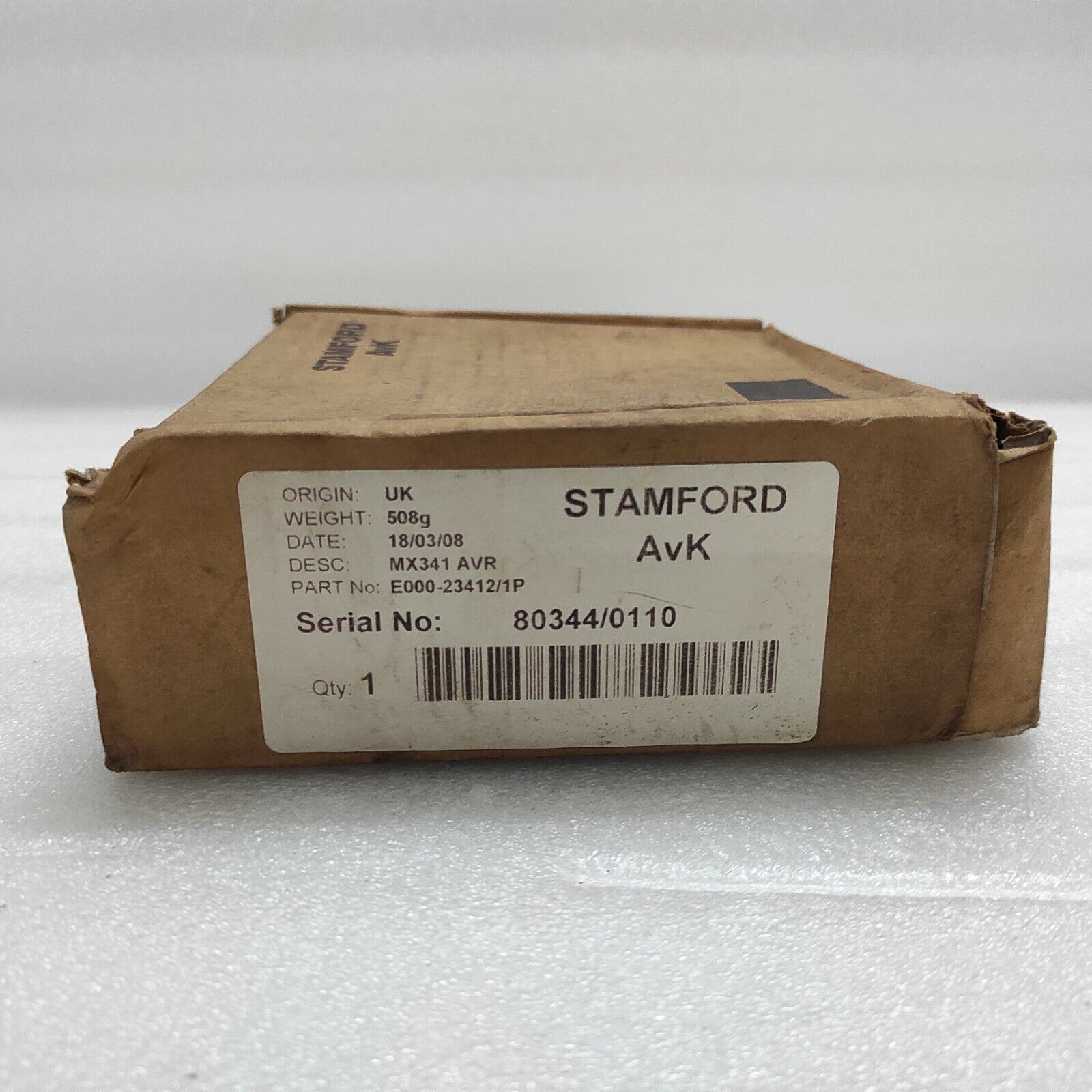 STAMFORD AVK E000-23412/1P MX341 AVR MX341-2