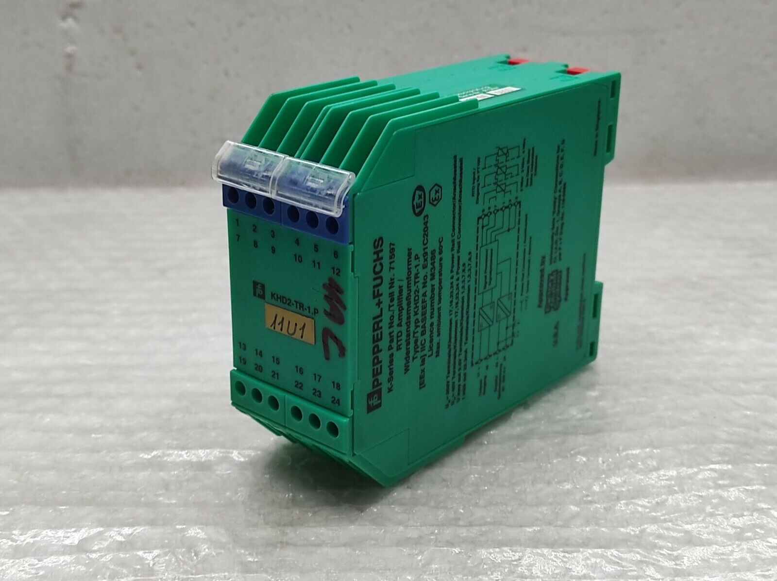 Pepperl + Fuchs KHD2-TR-1.P RTD Amplifier 71597 KHD2TR1P