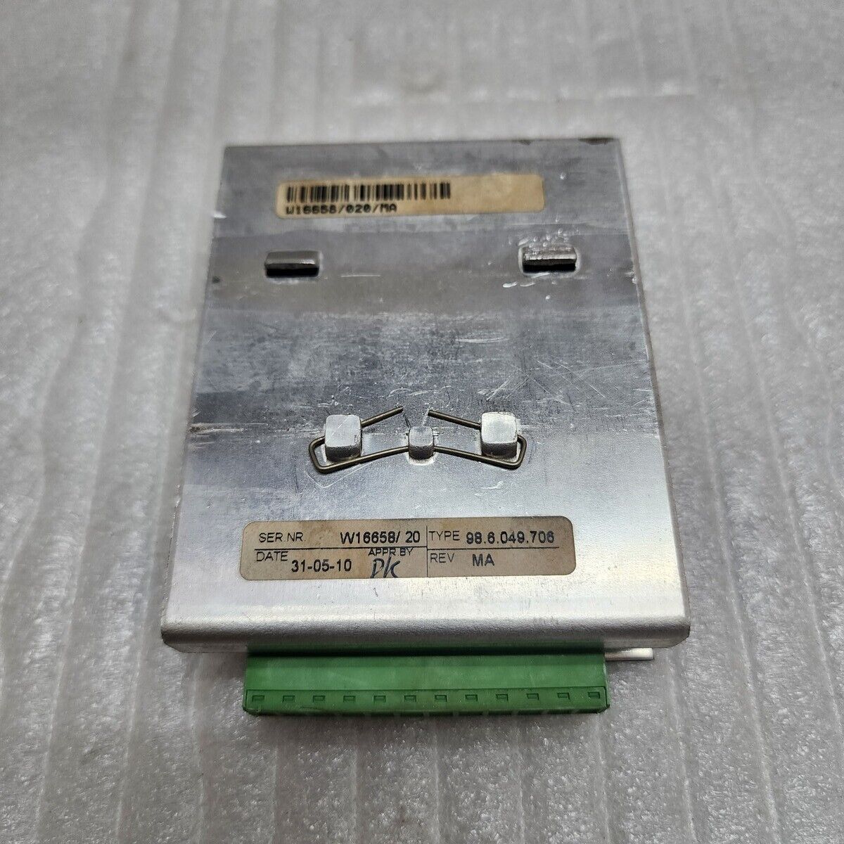 TERASAKI XP104 CONTROL PROCESSOR BOARD 98.6.049.706