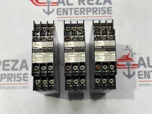 KNICK 45 A2/1 ISO TRANS LOOP POWERED DC TRANSFORMER 45A21